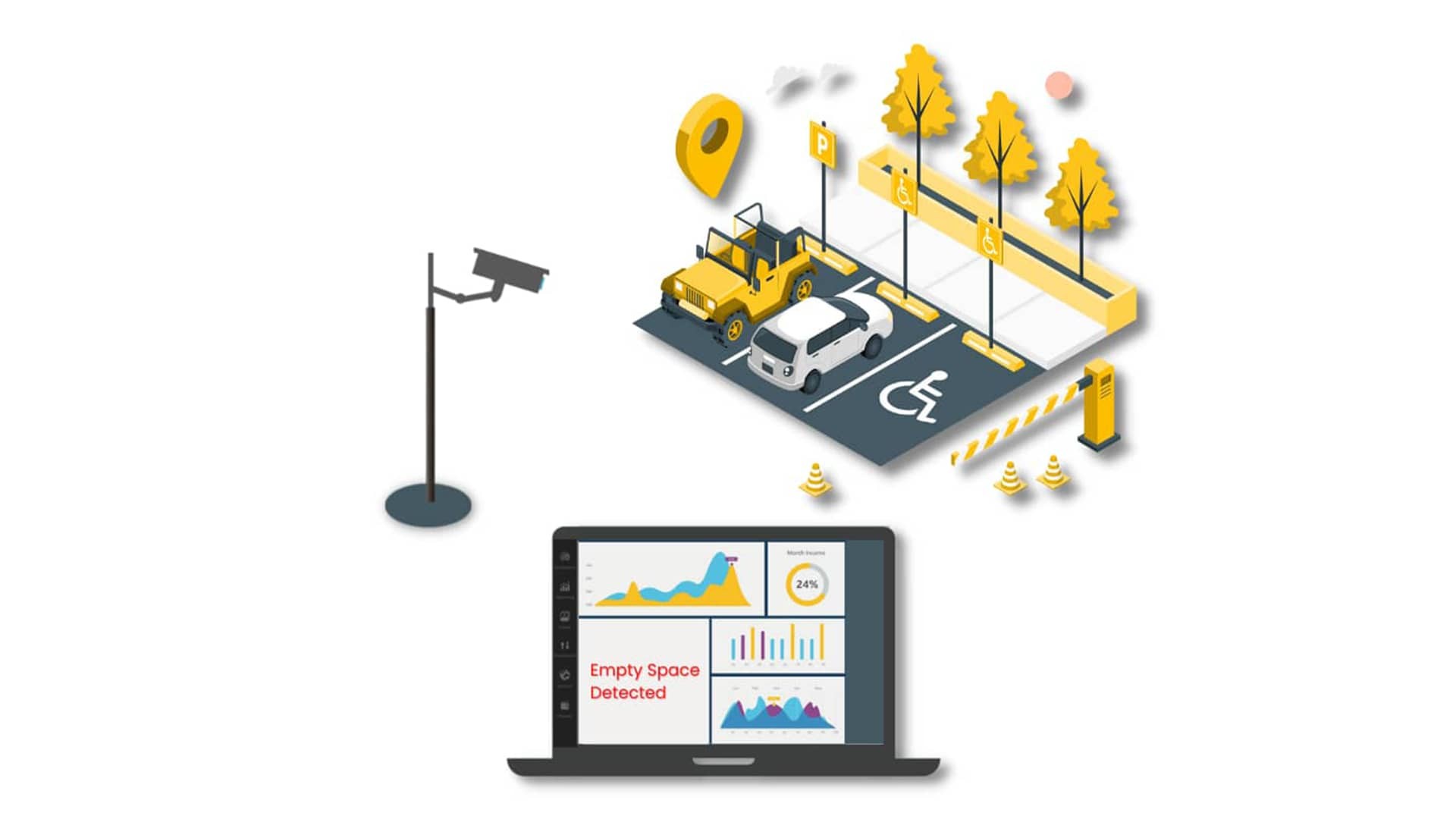 도시 주차의 혁신: 효율성 향상에 있어 RFID 기술의 역할