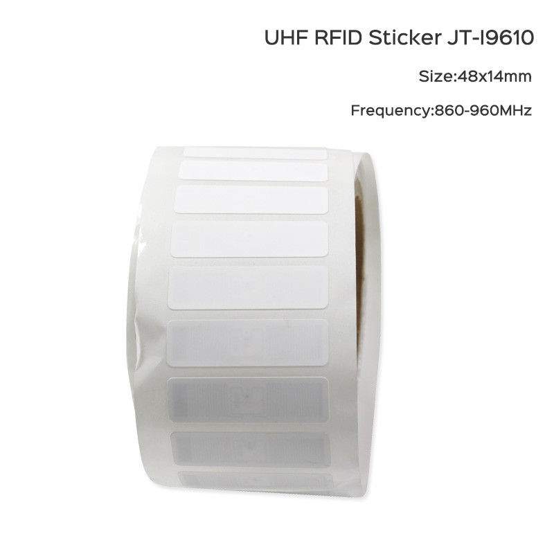 JT-I9610 48*14mm UHF RFID Coated Paper Type Sticker