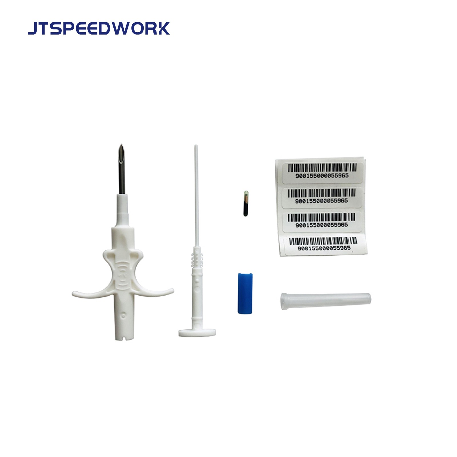 JT-A002 RFID Tag Chip Pet ID Animal Microchip Tracking Tags Injectable 134.2khz Animals Implanted With Disposable Needle