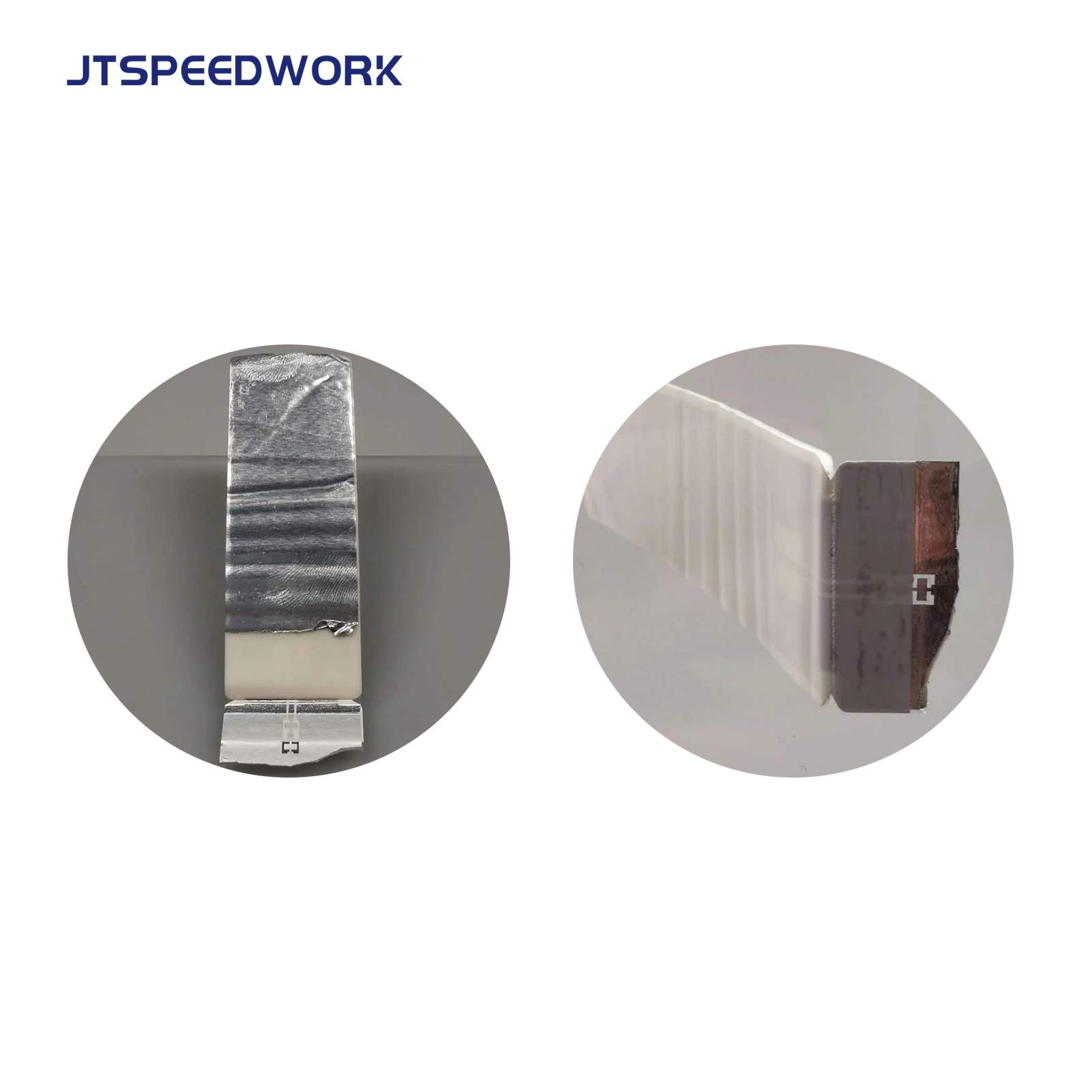 JT-K7025 70*25*1.26mm 860-960MHZ UHF RFID Tamper Proof Flexible Label On Metal Surface with Impinj Monza R6-P chip