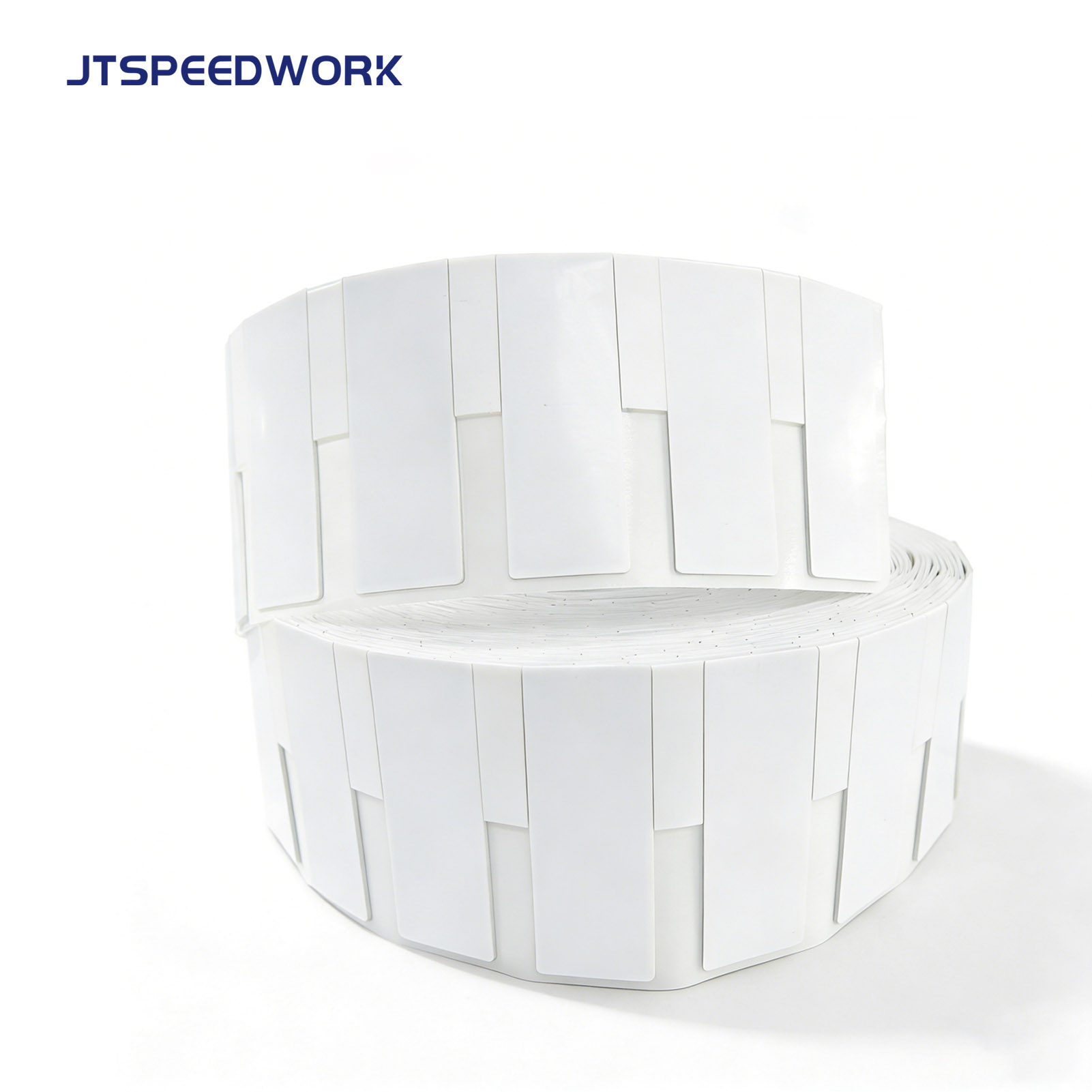 JT-K8025 80*25*1.26mm 860-960MHz UHF 금속 인쇄 가능 RFID 라벨 Impinj Monza R6-P