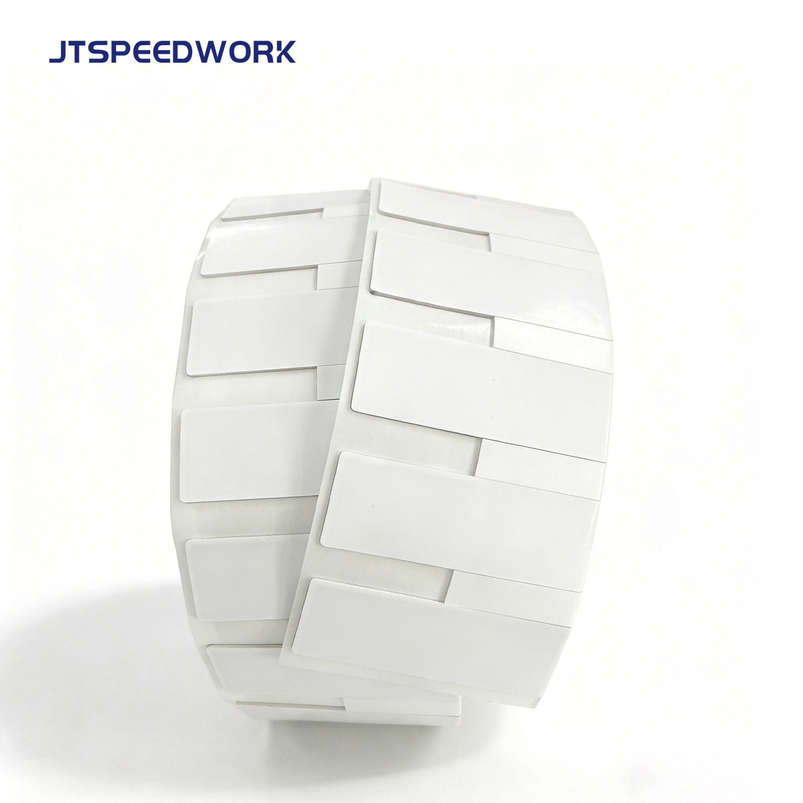 JT-K8025 80*25*1.26mm 860-960MHz UHF 금속 인쇄 가능 RFID 라벨 Impinj Monza R6-P